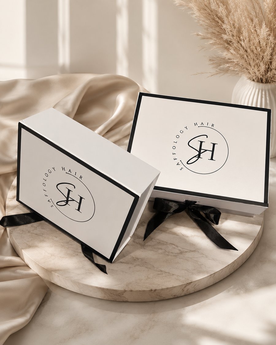 Saffology Hair packaging